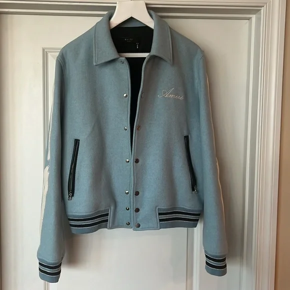 Amiri Bones Jacket - Ice Blue - Picture 7 of 16